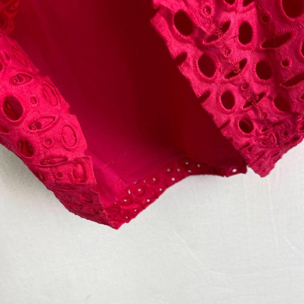 ANDREW MARC Pink Pattern Mesh Dress - Picture 7 of 8